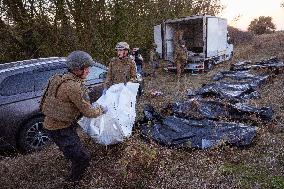 Platsdarm search team body collectors