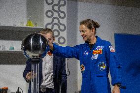 Astronaut Nicole Aunapu Mann visiting Tartu