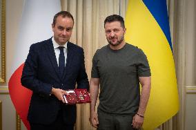 Zelensky Meets With French Defense Minister Lecornu - Kyiv