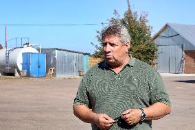 Farm in Chernihiv Region damaged in Russian shelling