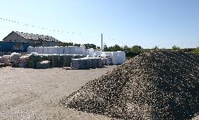 Farm in Chernihiv Region damaged in Russian shelling