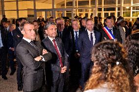 President Macron Visits Corsica