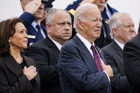 VA: President Joe Biden delivers remarks at the Armed Forces Farewell Tribute