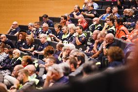 The Interregional Meeting Of Civil Protection Of Northern Italy At Palazzo Lombardia In Milan