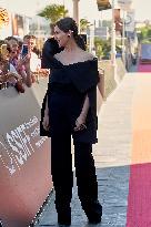 Juliette Binoche At The Red Carpet To Premier  “Aristote Luyindula” During The 71st San Sebastian International Film Festival