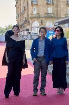 Juliette Binoche At The Red Carpet To Premier  “Aristote Luyindula” During The 71st San Sebastian International Film Festival