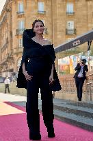 Juliette Binoche At The Red Carpet To Premier  “Aristote Luyindula” During The 71st San Sebastian International Film Festival