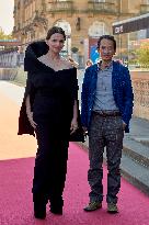 Juliette Binoche At The Red Carpet To Premier  “Aristote Luyindula” During The 71st San Sebastian International Film Festival