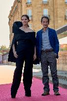 Juliette Binoche At The Red Carpet To Premier  “Aristote Luyindula” During The 71st San Sebastian International Film Festival