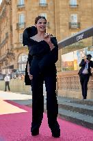 Juliette Binoche At The Red Carpet To Premier  “Aristote Luyindula” During The 71st San Sebastian International Film Festival