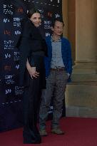 Juliette Binoche At The Red Carpet To Premier  “Aristote Luyindula” During The 71st San Sebastian International Film Festival