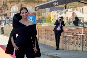 Juliette Binoche At The Red Carpet To Premier  “Aristote Luyindula” During The 71st San Sebastian International Film Festival