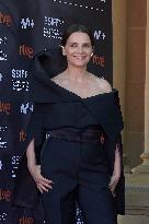 Juliette Binoche At The Red Carpet To Premier  “Aristote Luyindula” During The 71st San Sebastian International Film Festival