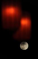 Antique Lantern and The Moon