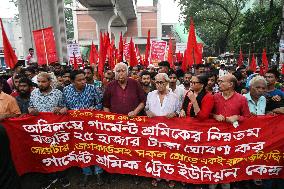 Garments Worker Protest In Dhaka