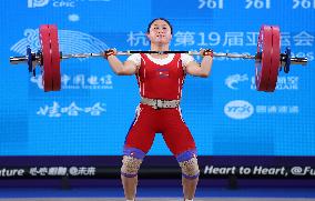 (SP)CHINA-HANGZHOU-ASIAN GAMES-WEIGHTLIFTING(CN)