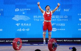 (SP)CHINA-HANGZHOU-ASIAN GAMES-WEIGHTLIFTING(CN)