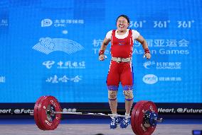 (SP)CHINA-HANGZHOU-ASIAN GAMES-WEIGHTLIFTING(CN)