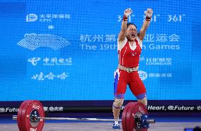 (SP)CHINA-HANGZHOU-ASIAN GAMES-WEIGHTLIFTING(CN)