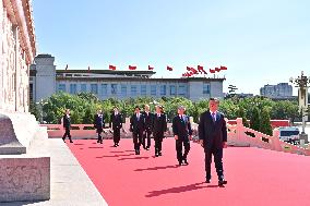 CHINA-BEIJING-LEADERS-MARTYRS' DAY-CEREMONY (CN)