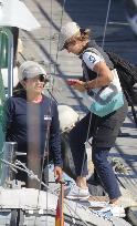 King Juan Carlos and Elena of Spain enjoy second day of regattas