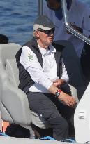 King Juan Carlos and Elena of Spain enjoy second day of regattas