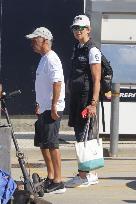 King Juan Carlos and Elena of Spain enjoy second day of regattas