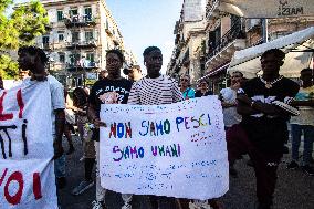 Palermo Protests In Favor Of Migrants