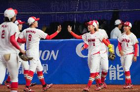 (SP)CHINA-SHAOXING-ASIAN GAMES-SOFTBALL(CN)