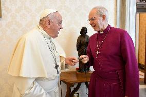 Pope Francis Receives Archbishop of Canterbury - Vatican
