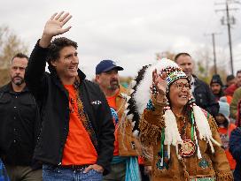 Justin Trudeau Participates National Day For Truth And Reconciliation