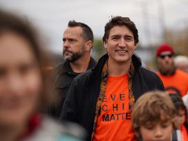 Justin Trudeau Participates National Day For Truth And Reconciliation