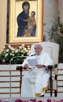 Pope Francis Leads An Ecumenical Prayer Vigil For The Synod