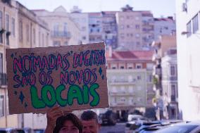 Manifestation Againts The High Prices Of Rents And Speculation In Portugal