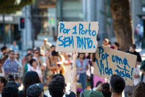 Housing Protest In Portugal