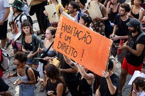 Housing Protest In Portugal