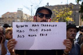 Housing Protest In Portugal