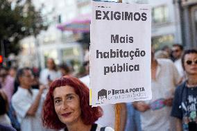Housing Protest In Portugal