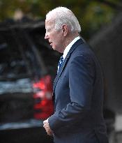 President Biden attends church in Washington DC