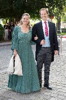 Wedding of Archiduc Alexander of Habsbourg-Lorraine and Countess Natacha Roumiantzoff-Pachkevitch - Beloeil