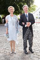 Wedding of Archiduc Alexander of Habsbourg-Lorraine and Countess Natacha Roumiantzoff-Pachkevitch - Beloeil