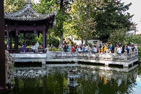 GERMANY-FRANKFURT-CHINESE GARDEN-CELEBRATION