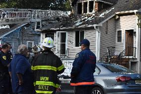 Fatal Fire In Union, New Jersey