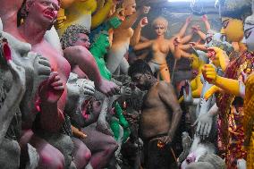 Durga Puja Preparations In Kolkata, India