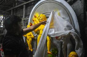 Durga Puja Preparations In Kolkata, India