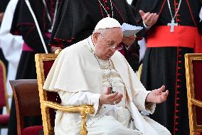 Pope Francis Leads An Ecumenical Prayer Vigil - Vatican