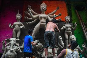 Durga Puja Preparations In Kolkata, India