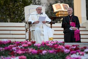 Pope Francis Leads An Ecumenical Prayer Vigil - Vatican