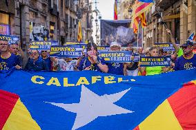 6th Anniversary Of The Self-determination Referendum In Catalonia.
