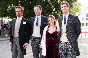 Wedding of Archiduc Alexander of Habsbourg-Lorraine and Countess Natacha Roumiantzoff-Pachkevitch - Beloeil